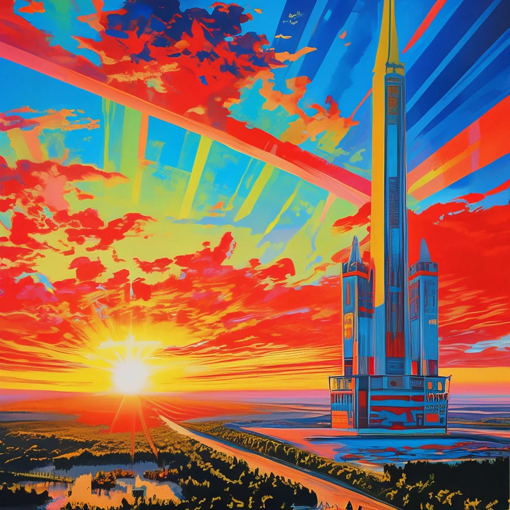 небесах зари полоска